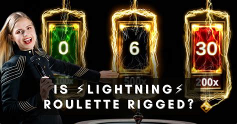 Is Lightning Roulette Rigged .